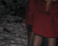 OVERSIZED RED HOODIE WITH A BLACK “DOUBLE CHAMBRE"CHEST PRINT, KANGAROO POCKET, HOOD AND RELAXED FIT.
